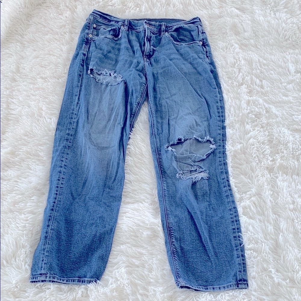American Eagle Outfitters Blue Straight Leg Jeans
